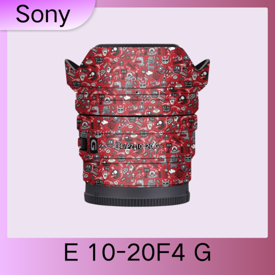 Lentes Sony  E10-20F4 G PZ  - Pele câmera, adesivo câmera - com alta resistência a arranhões, à prova d'água e com design elegante.